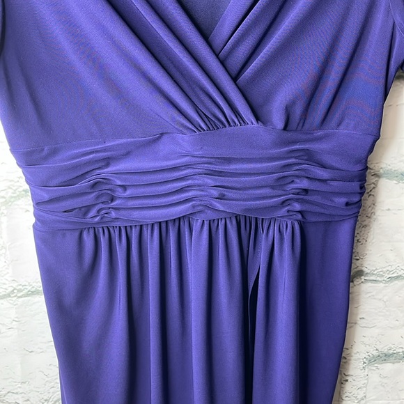 Evan Picone Purple Dress. Size 12P NWOT - Picture 5 of 7
